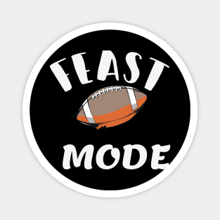 Feast Mode Football Turkey Magnet